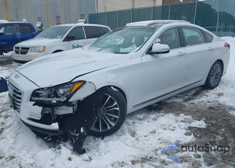 2016 Hyundai Genesis 3.8 из США, поврежденный, VIN KMHGN4JE2GU121094